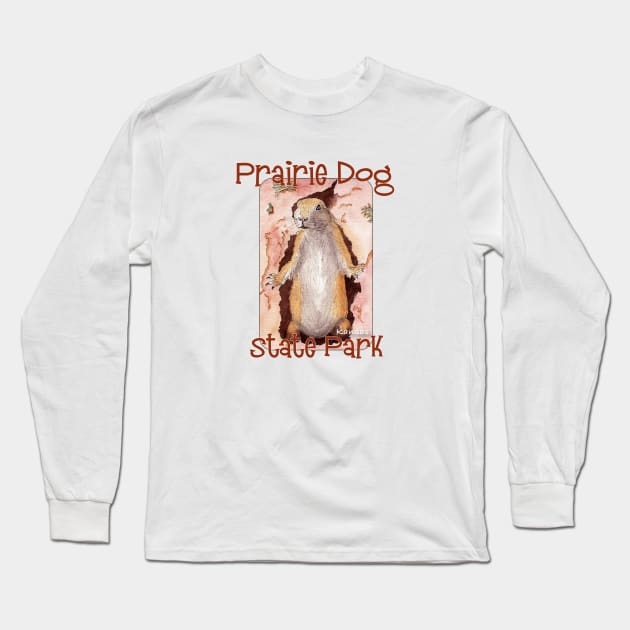 Prairie Dog State Park, Kansas Long Sleeve T-Shirt by MMcBuck